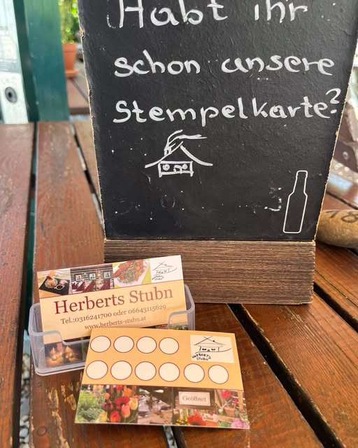 Stempelkarte von Herberts Stubn